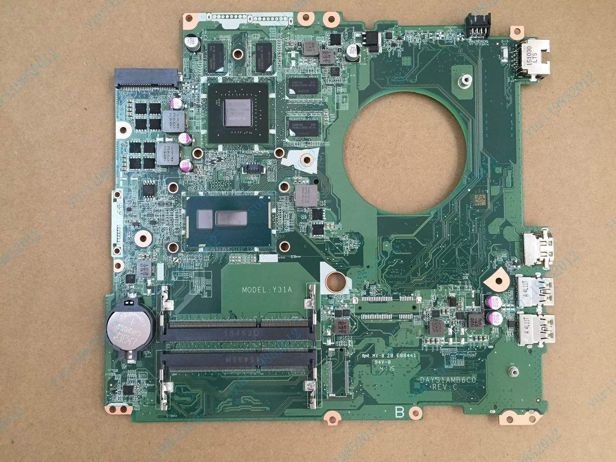 Motherboard For HP ENVY17-K DAY31AMB6C0 w/ I7-5500U Intel Proces